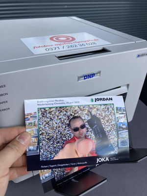 Fotobox Drucker mit Ausdruck 10x15cm