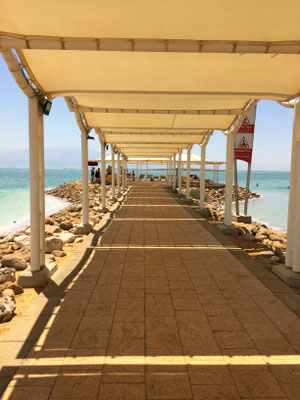 Wandelgang zum Meer