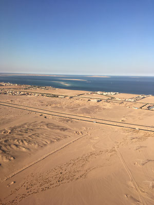 Anflug auf Hurghada