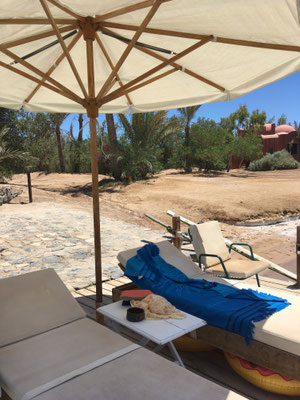 Liegeplatz am Privatstrand
