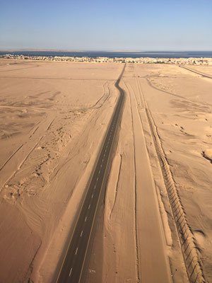 Anflug auf Hurghada