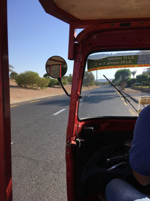 Fahrt im Tuk Tuk
