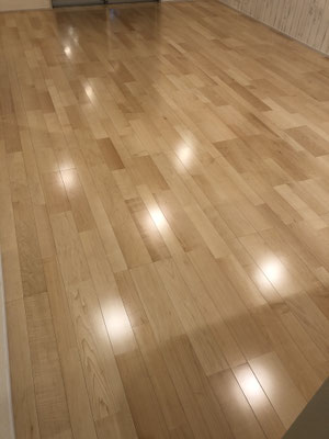 北谷町ガラスフロアコーティング