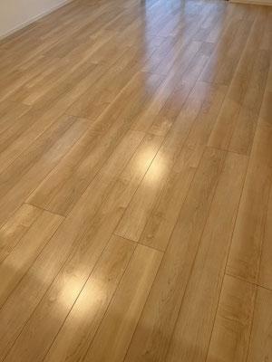 　中城村ガラスフロアコーティング