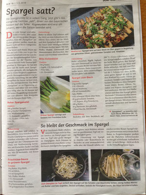 Neuburger Rundschau 30. Mai 2020: So schmeckt auch Krisenküche, Leckere Rezepte zum Nachkochen