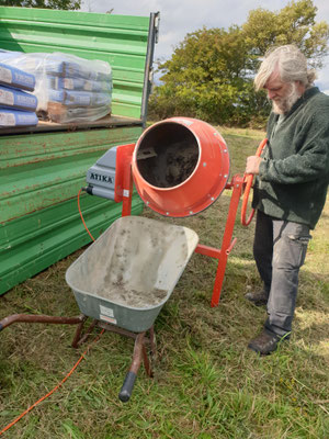 Beton gießen auf Holnis
