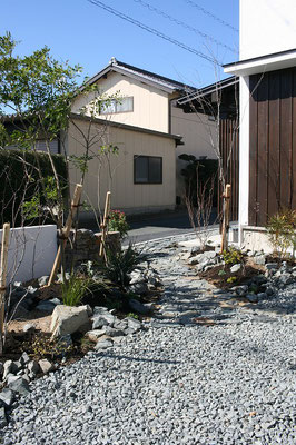 自然素材・木の家・浜松市・マイホーム・植栽