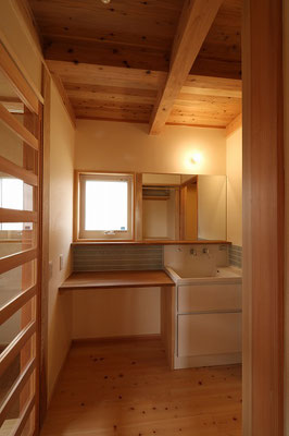 自然素材・木の家・浜松市・マイホーム・洗面