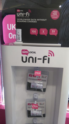 空港で売っているMIFI