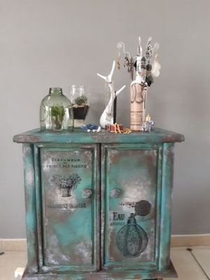 Rénovation Déco & Corinnerie(s) | #Après petit buffet 2 portes création 