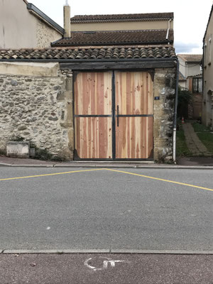 Portail acier et bois - Aouste-sur-Sye - Drôme