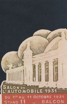 Sluitzegel Automobieltentoonstelling 1931.