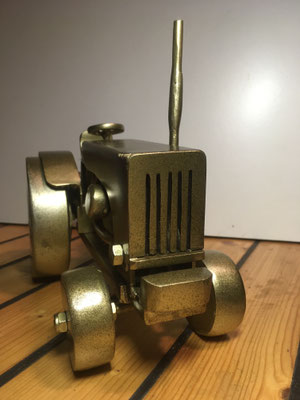 sculpture tracteur