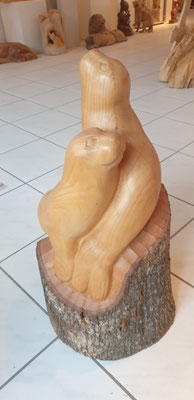 Seehunde geschliffen Paul Widmer