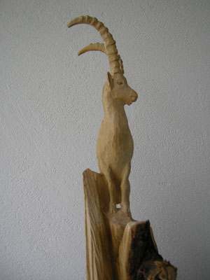 Steinbock Skulptur