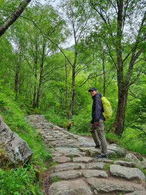 Wanderung zu den Steall Falls (Glen Navis)