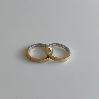 marriagering　K18YG,Platinum
