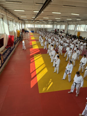 JKF Wado-Kai Course 17., 18.02.2024 led by Shuzo Imai and Christina Gutz in Budapest