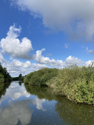 Ein Seitenkanal vom Dümmer-See