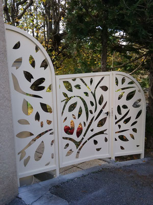 Déco portail, métallerie Hautes-Alpes, portail original