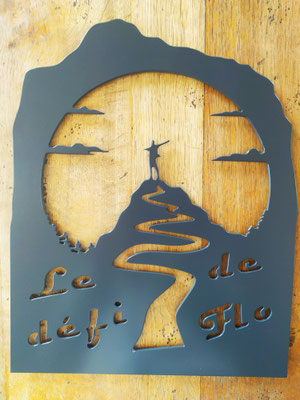 Trophée en métal, monté d'Oule Veynes, créateur trophée france
