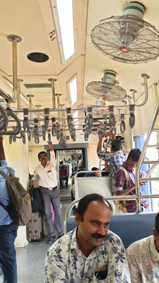 Indien Klimaanlage im Zug 