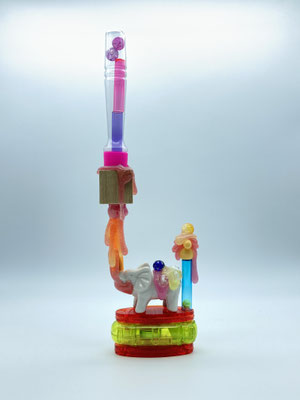 131 Krating Daeng  8cm x 4cm x 30cm  Mixed Media  2020