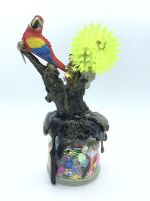 21 Treasure Island  10cm x 13cm x 22cm  Mixed Media  2020