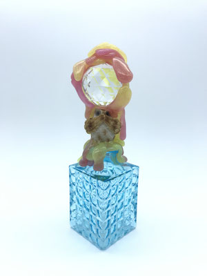 36 East India Company  7cm x 7cm x 19cm  Mixed Media  2020