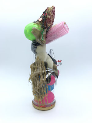 31 Cold War  12.5cm x 12cm x 26cm   Mixed Media  2020