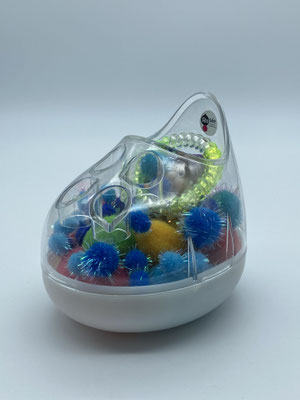 123 Escape Pod  11.5cm x 9..5cm x 11cm  Mixed Media  2020
