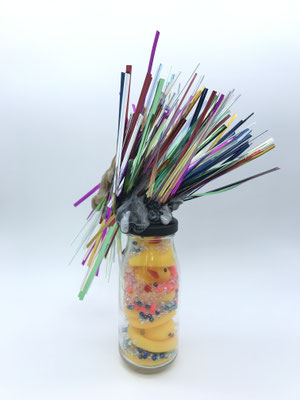 26 Cash Out  15cm x 15cm x 24cm   Mixed Media  2020