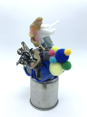44 Cataract  12cm x 14cm x 18cm   Mixed Media  2020