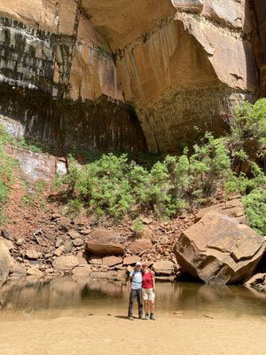 Geschafft: der Upper Emerald Pool