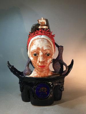 " Buste bateau "  46 X 36 X 17 cm  création 2018 signée Collection privée