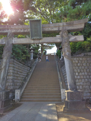 東海道　品川宿　史跡めぐり　品川神社