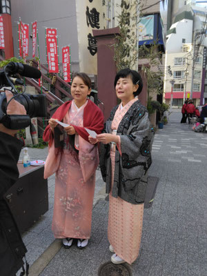 講談協会　動画班　貞奈さん、凌天さん