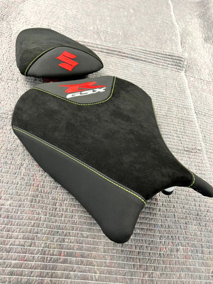 Sitzbank für eine Suzuki GSX-R in Alcantara