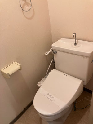 ウォシュレット残置物(2024年設置)