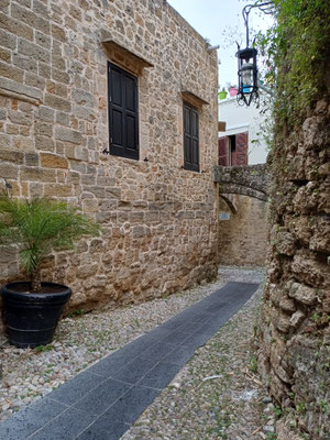 Charmante Gasse in Rhodosstadt