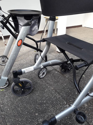 Rollator + Tablettrollator