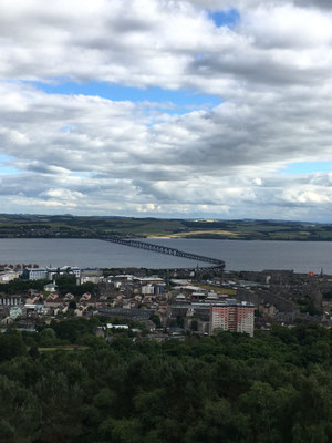 View of the Tay Bridge from Dundee Law