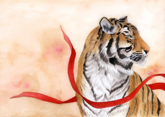 Tiger - watercolour