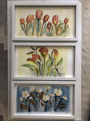 Tulpen, Calla, Christrosen je 48x24 m.R.   je 320.-