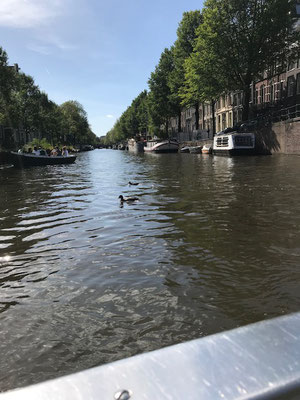 Grachtenfahrt und Stadtführung Amsterdam, am zweiten Tag
