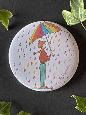 Magnet miroir carole giboni aquarelle origami dessin artiste peintre