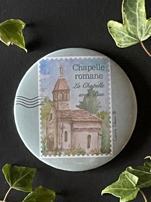 Magnet miroir carole giboni aquarelle origami dessin artiste peintre