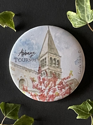 Magnet miroir carole giboni aquarelle origami dessin artiste peintre