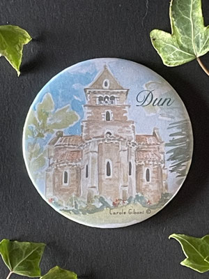Magnet miroir carole giboni aquarelle origami dessin artiste peintre