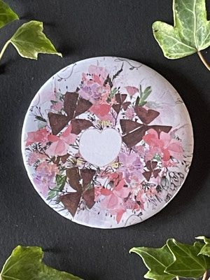 Magnet miroir carole giboni aquarelle origami dessin artiste peintre